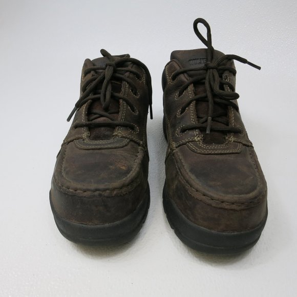 Wolverine Steel Toe Leather Work Oxfords Men\'s Footwear Industrial Shoes Mens 9